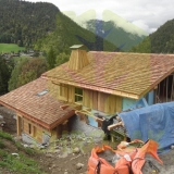 LA CLUSAZ chrobak domy drewniane styl alpejski konstrukcja drewniana